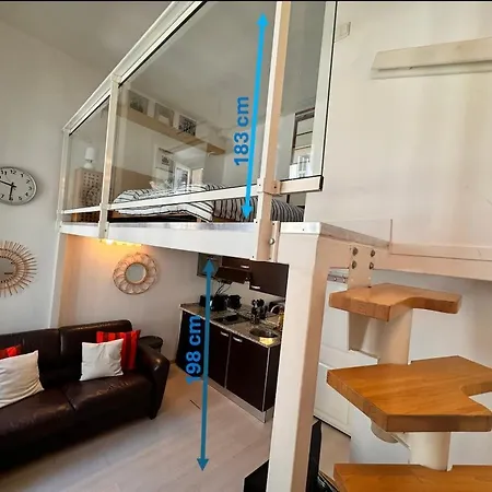 Tranquil With Mezzanine In Carre Dor Nice
